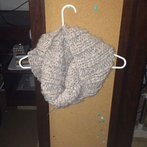 Fluffy layering scarf